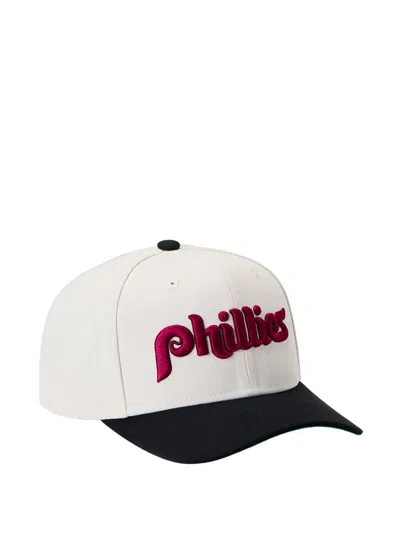 Mitchell & Ness Philadelphia Phillies Snapback Hat In White