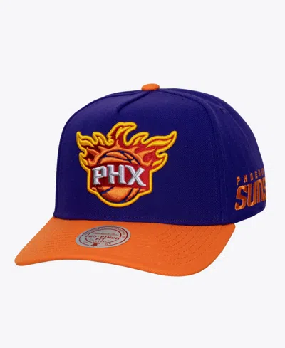Mitchell & Ness Phoenix Suns Hardwood Classics Snapback Baseball Cap In Purple