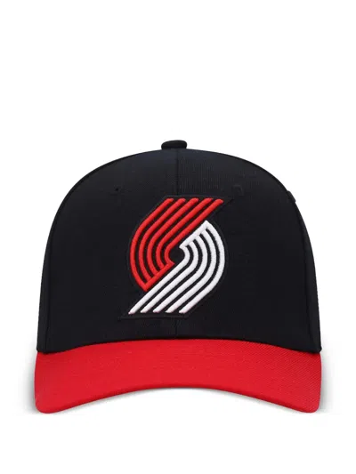 Mitchell & Ness Portland Trail Blazers Nba Team Baseball Cap In Black