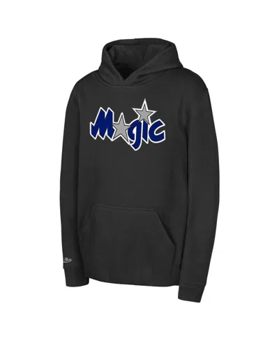 Mitchell & Ness Kids' Preschool Black Orlando Magic Retro Logo Pullover Hoodie