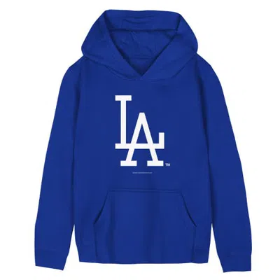 Mitchell & Ness Kids' Preschool  Royal Los Angeles Dodgers Retro Logo Hoodie In Blue