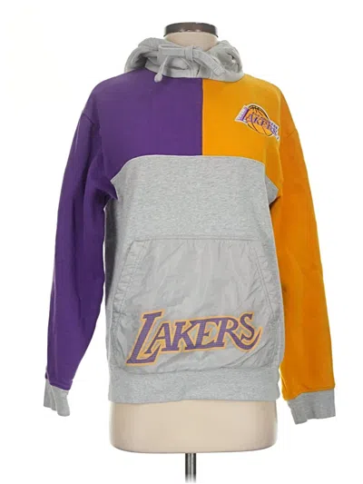 Pre-owned Mitchell & Ness Pullover Hoodie In Purple