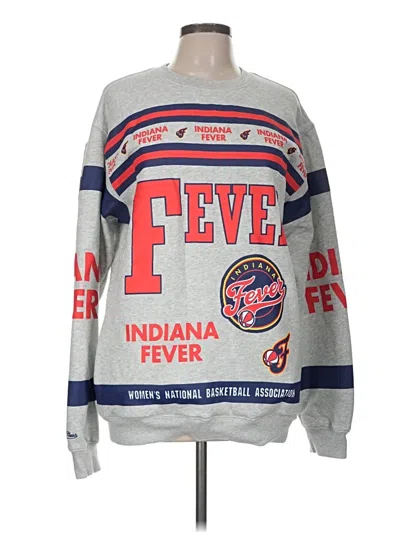 Pre-owned Mitchell & Ness Pullover Sweater In Silver