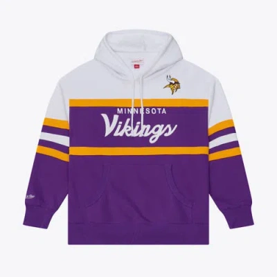 Mitchell & Ness Purple Minnesota Vikings Head Coach Hoodie