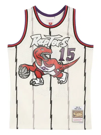 Mitchell & Ness Raptors 1998 "vince Carter" Tank Top In White