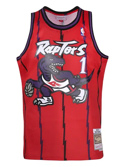 Mitchell & Ness Raptors Mcgrady Vest In Red