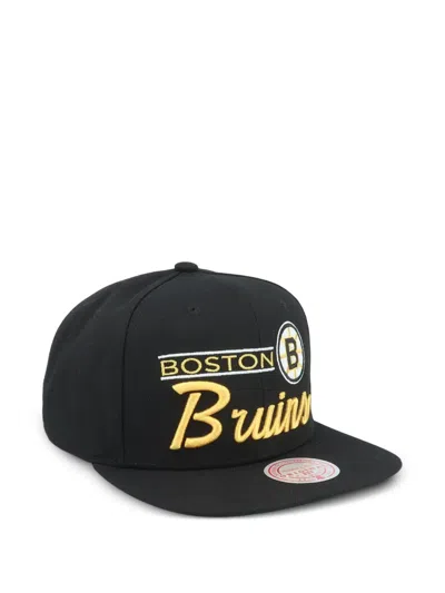 Mitchell & Ness Retro Lock Up Snapback Cap In Black