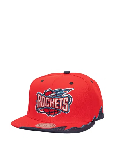 Mitchell & Ness Rockets Embroidered Baseball Cap In Pink