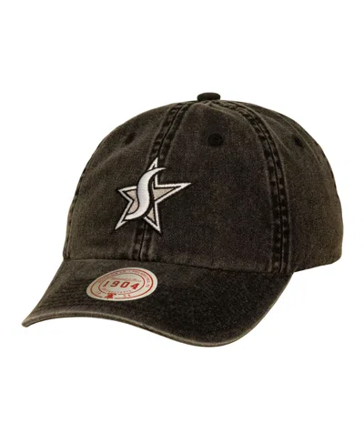 Mitchell & Ness San Antonio Stars Legendary 1904 Strapback Distressed Low-crown Baseball Cap In Black