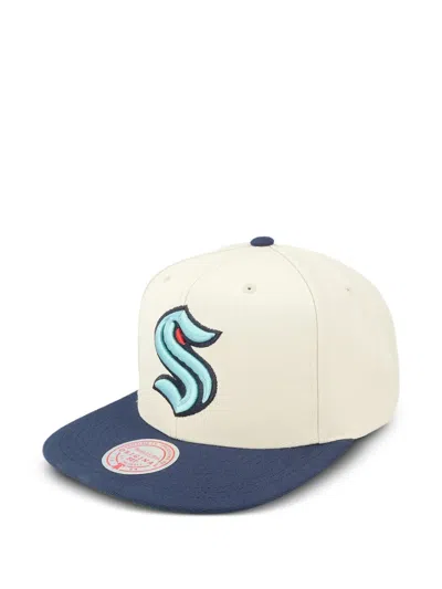 Mitchell & Ness Seattle Kraken Nhl Vintage Snapback Cap In Neutral