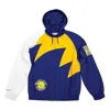 Mitchell & Ness Shark Tooth Hooded Jacket 'golden State Warriors' In Multi