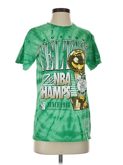 Pre-owned Mitchell & Ness Short Sleeve T-shirt In Green