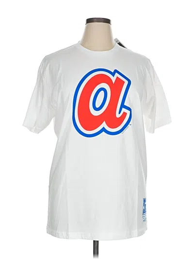 Mitchell & Ness Short Sleeve T-shirt In White