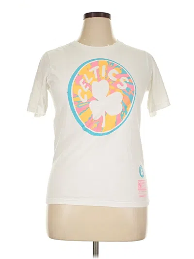 Pre-owned Mitchell & Ness Short Sleeve T-shirt In White