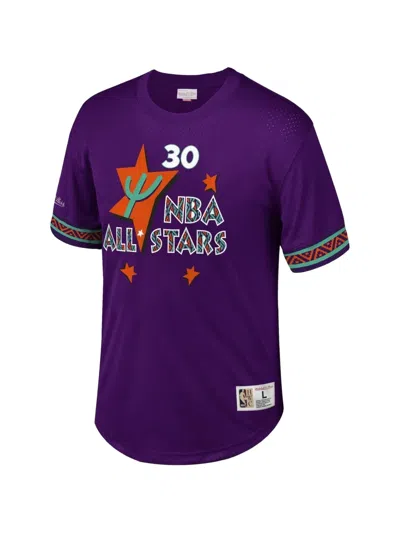 Mitchell & Ness Short Sleeves T-shirt In Purple