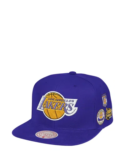 Mitchell & Ness Snapback Undervisor Hat In Blue