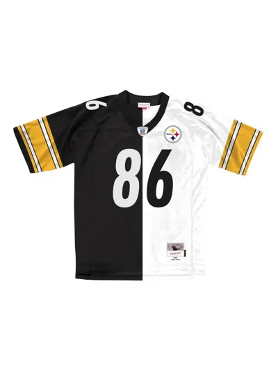 Mitchell & Ness Split Home And Away Jersey "nfl Pittsburgh Steelers 05 Hines Ward" T-shirt In Black