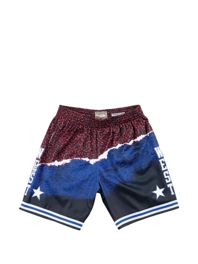 Mitchell & Ness Sublimated Swingman Shorts In Multi