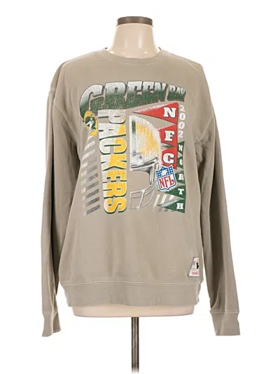 Pre-owned Mitchell & Ness Sweatshirt In Brown