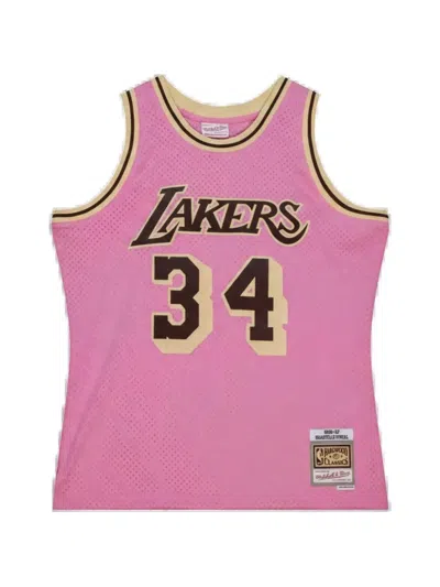 Mitchell & Ness Swingman Mesh Vest In Pink