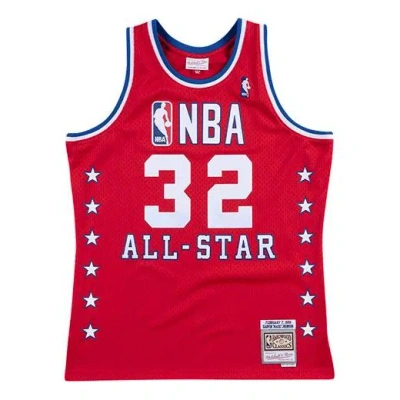 Mitchell & Ness Swingman Retro All-star Game 1988 #32 Magic Johnson In Red