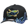 Mitchell & Ness Tampa Bay Rays  Rays Hot Head Pro Pinch Cap In Black
