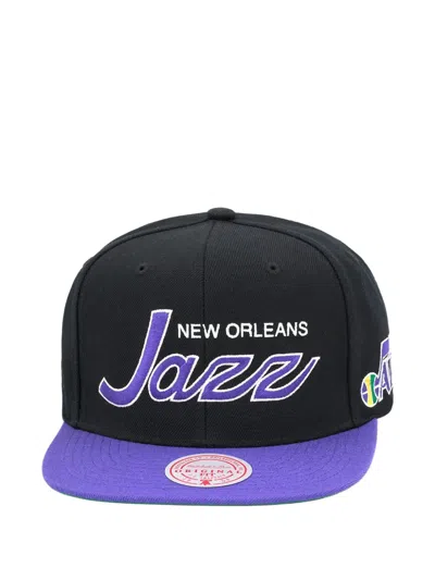 Mitchell & Ness Team Script 2.0 Snapback Cap In Black