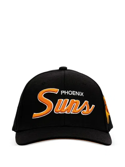 Mitchell & Ness Team Script 2.0 Snapback Cap In Burgundy