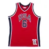 Mitchell & Ness Team Usa 1984 Jerseys 'patrick Ewing 6' In Red