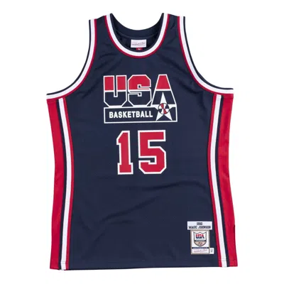 Mitchell & Ness Team Usa 1992 Jerseys 'magic Johnson 15' In Multi