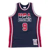 Mitchell & Ness Team Usa 1992 Jerseys 'michael Jordan 9' In Blue