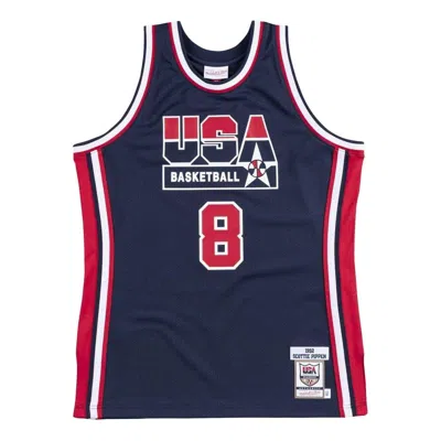 Mitchell & Ness Team Usa 1992 Jerseys 'scottie Pippen 8' In Blue