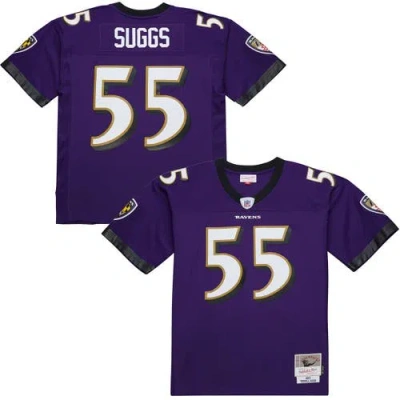 Mitchell & Ness Terrell Suggs Purple Baltimore Ravens 2003 Legacy Replica Jersey