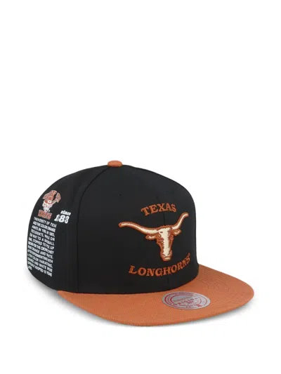 Mitchell & Ness Texas Longhorns Ncaa Team Origins Snapback Cap In Black