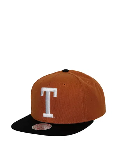 Mitchell & Ness Texas Longhorns Team 2 Embroidered Two-tone Baseball Cap In Neutral
