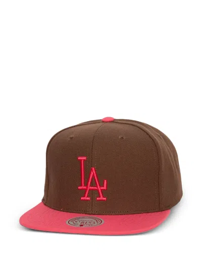 Mitchell & Ness The Damn Embroidered Snapback Cap In Brown