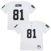 Mitchell & Ness Tim Brown White Los Angeles Raiders 1994 Legacy Replica Jersey In White