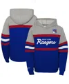 Mitchell & Ness Toddler Blue New York Rangers Head Coach Hoodie In Blue