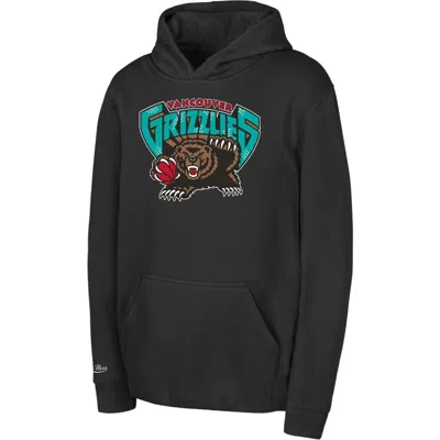 Mitchell & Ness Kids' Toddler  Black Vancouver Grizzlies Hardwood Classics Retro Logo Pullover Hoodie