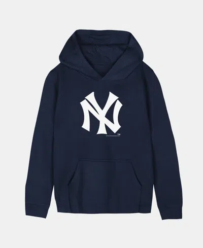 Mitchell & Ness Babies' Toddler Navy New York Yankees Retro Logo Hoodie