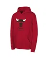 Mitchell & Ness Toddler Red Chicago Bulls Retro Logo Pullover Hoodie In Burgundy