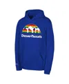 Mitchell & Ness Toddler Royal Denver Nuggets Retro Logo Pullover Hoodie In Blue