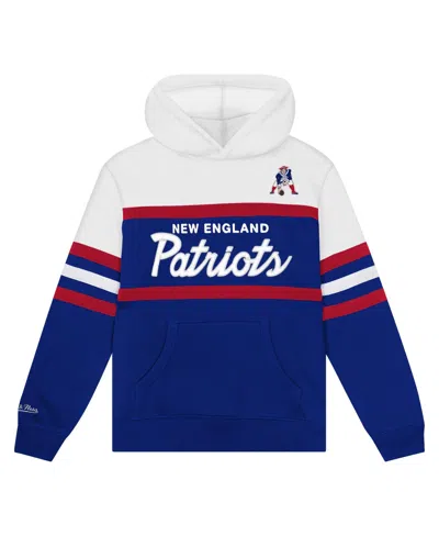 Mitchell & Ness Babies' Toddler Royal New England Patriots Head Coach Hoodie