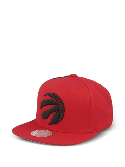Mitchell & Ness Toronto Raptors Baseball Cap In Red