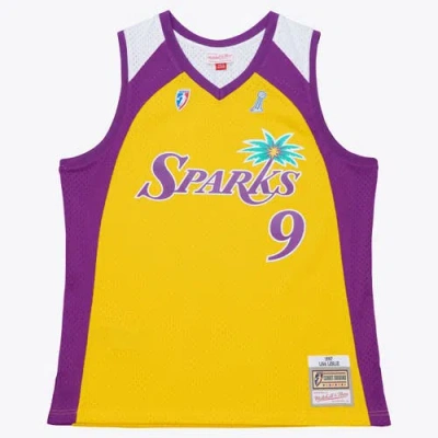 Mitchell & Ness Unisex  Lisa Leslie Gold Los Angeles Sparks Court Origins Swingman Jersey