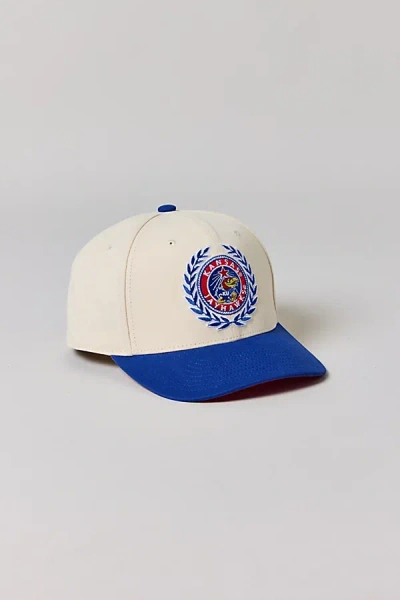 Mitchell & Ness University Of Kansas Jayhawks Team Logo Hat In Blue, Men's At Urban Outfitters