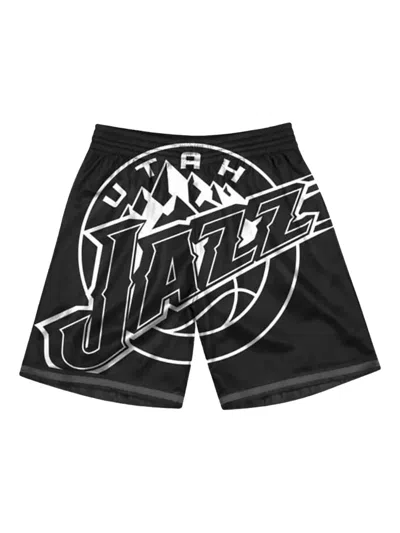 Mitchell & Ness Utah Jazz Big Face 3.0 Shorts In Black