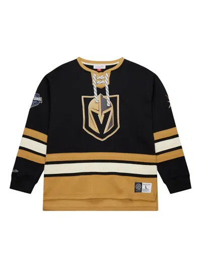 Mitchell & Ness Vegas Golden Knights Heritage Pullover In Black