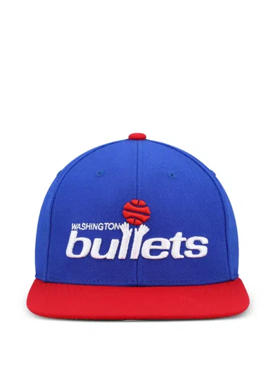 Mitchell & Ness Washington Bullets Two-tone Team Cap In Blue