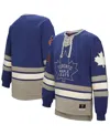Mitchell & Ness Women's Blue Toronto Maple Leaf's Heritage Lace-up Pullover Sweatshirt In Blue